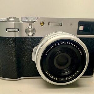 Fujifilm Black and Silver Digital Camera